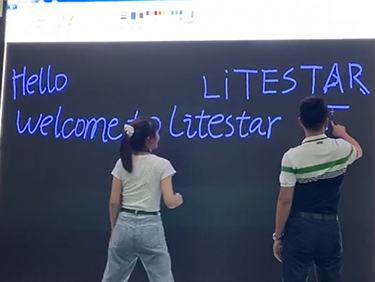Hoʻopā ʻo Litestar i ka pā wikiō LED interactive P1.9 GOB